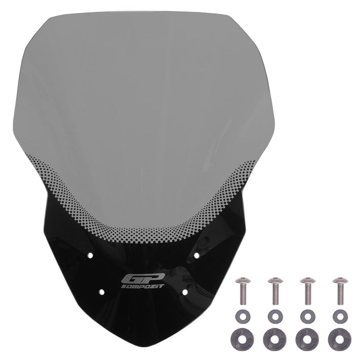 GP Kompozit Windshield Windscreen Smoked Compatible For RKS Arome 125 2021-2024