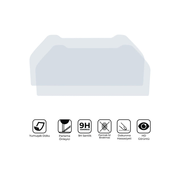 GP Kompozit 9H Nano Glass Dashboard Screen Protector Kit, Anti Glare, Ultra Slim, Hydrophobic Compatible For Yamaha MT-25 / MT-03 2022-2025