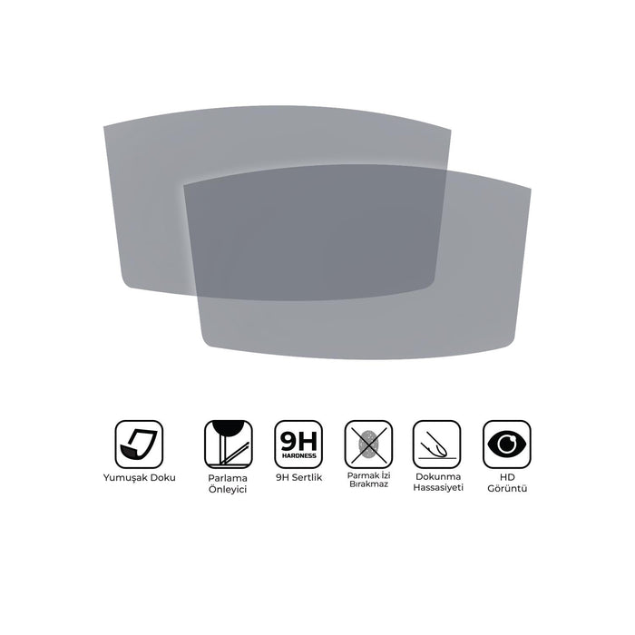 GP Kompozit 9H Nano Glass Dashboard Screen Protector Kit, Anti Glare, Ultra Slim, Hydrophobic Compatible For Yamaha NMAX 125 / NMAX 155 2023-2024