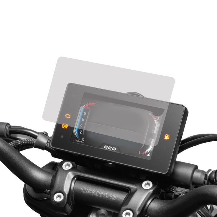 GP Kompozit 9H Nano Glass Dashboard Screen Protector Kit, Anti Glare, Ultra Slim, Hydrophobic Compatible For CFMOTO 250NK / 300NK 2024