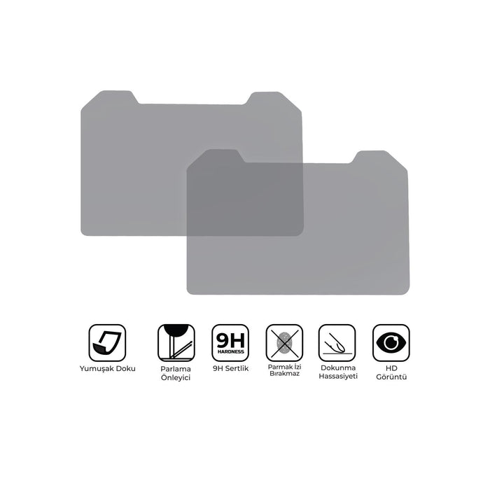 GP Kompozit 9H Nano Glass Dashboard Screen Protector Kit, Anti Glare, Ultra Slim, Hydrophobic Compatible For Mondial 125 Ressivo / 250 Ressivo 2022-2023