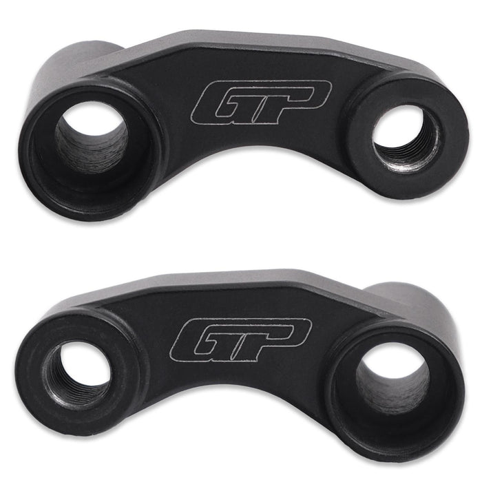 GP Kompozit Mirror Riser Extenders Black Compatible For Yamaha Tenere 700 XTZ690 2019-2024