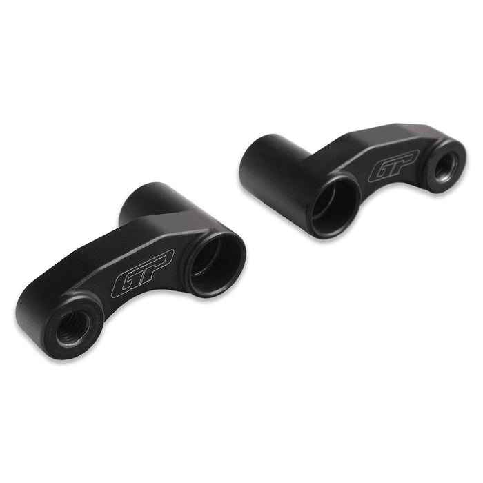 GP Kompozit Mirror Riser Extenders Black Compatible For Yamaha Tenere 700 XTZ690 2019-2024