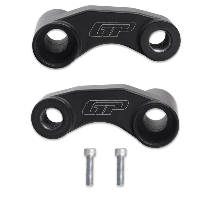 GP Kompozit Mirror Riser Extenders Black Compatible For Yamaha Tenere 700 XTZ690 2019-2024