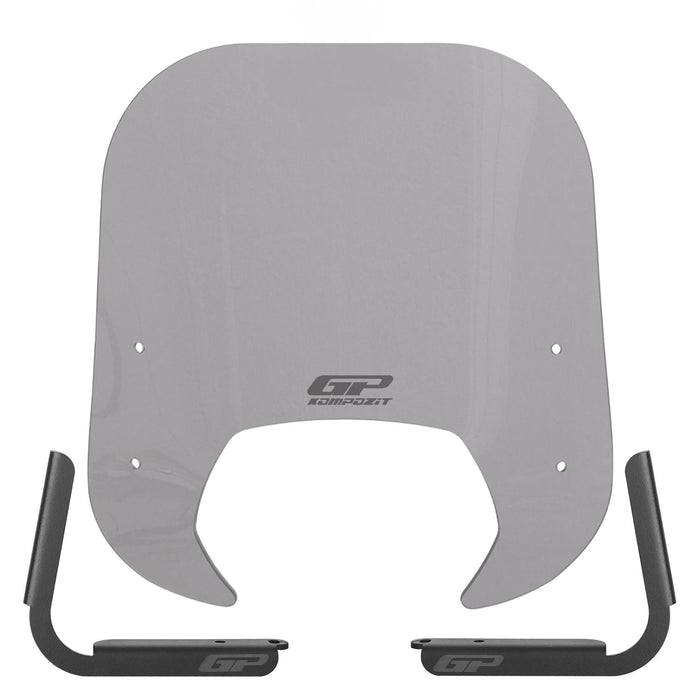 GP Kompozit Windshield Windscreen Smoked Compatible For Royal Alloy Tigara Grande 125 / 150 / 300 2022-2025