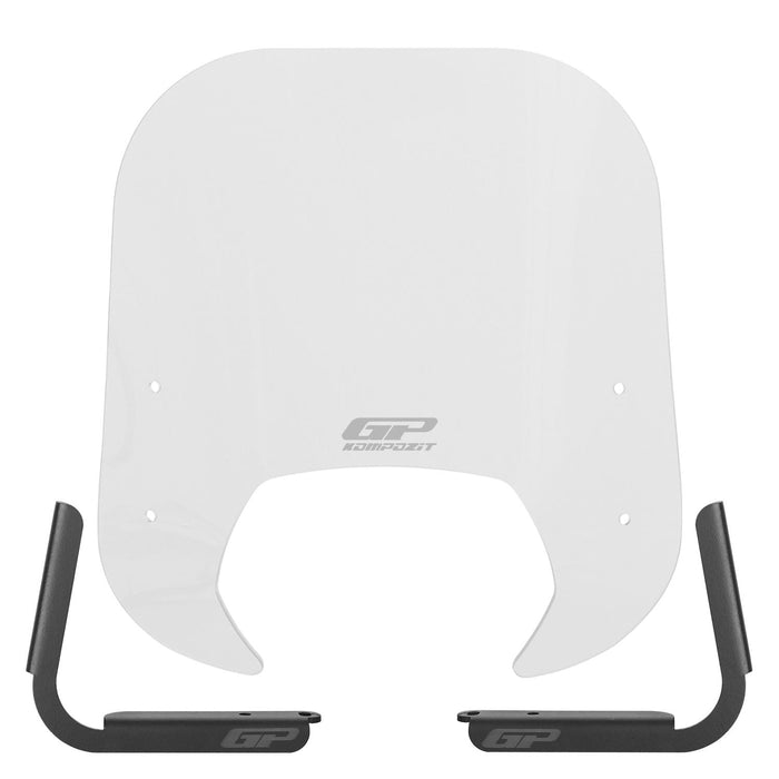 GP Kompozit Windshield Windscreen Clear Compatible For Royal Alloy Tigara Grande 125 / 150 / 300 2022-2025