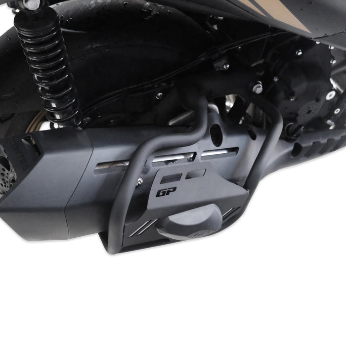 GP Kompozit Exhaust Guard Crash Bar Black Compatible For Zontes ZT250T-E 2024