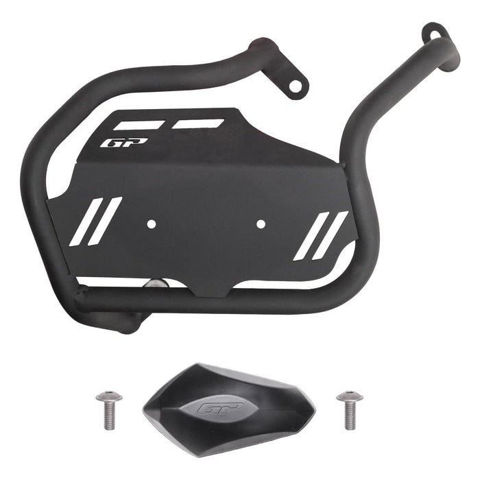 GP Kompozit Exhaust Guard Crash Bar Black Compatible For Zontes ZT250T-E 2024