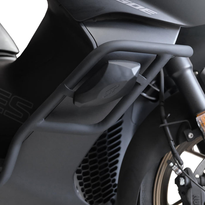 GP Kompozit Engine Protector Crash Bars Black Compatible For Zontes ZT250T-E 2024