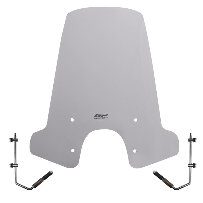 GP Kompozit Windshield Windscreen Smoked Compatible For Vespa GTS 300 / GTS 150