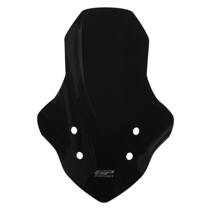 GP Kompozit Windshield Windscreen Black Compatible For Mondial Strada 125 2023-2025