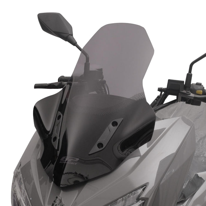 GP Kompozit Windshield Windscreen Smoked Compatible For Mondial Strada 125 2023-2025