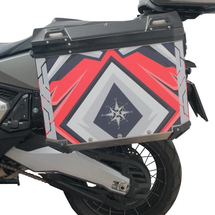 GP Kompozit Universal 40 lt x 2 Aluminum Motorcycle Pannier Sides Cases DSN10