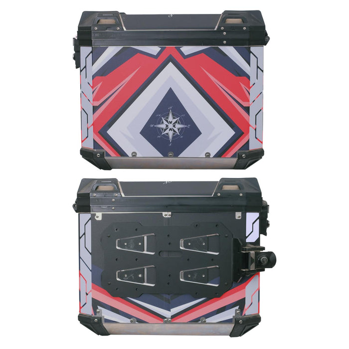 GP Kompozit Universal 40 lt x 2 Aluminum Motorcycle Pannier Sides Cases DSN10