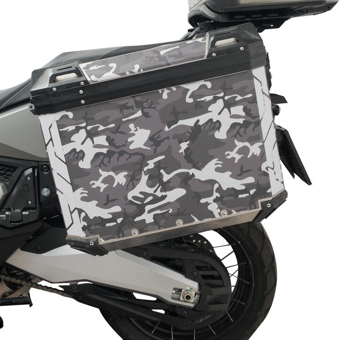GP Kompozit Universal 40 lt x 2 Aluminum Motorcycle Pannier Sides Cases DSN01