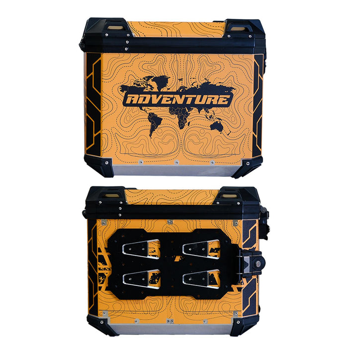GP Kompozit Universal 40 lt x 2 Aluminum Motorcycle Pannier Sides Cases DSN03