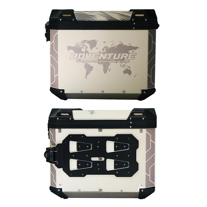 GP Kompozit Universal 40 lt x 2 Aluminum Motorcycle Pannier Sides Cases DSN02