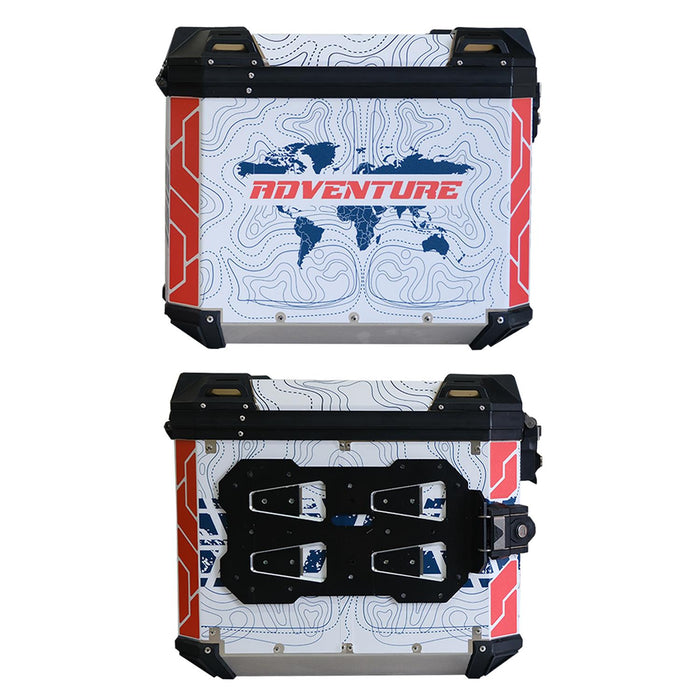 GP Kompozit Universal 40 lt x 2 Aluminum Motorcycle Pannier Sides Cases DSN09