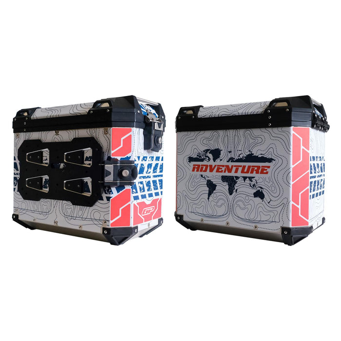 GP Kompozit Universal 40 lt x 2 Aluminum Motorcycle Pannier Sides Cases DSN09