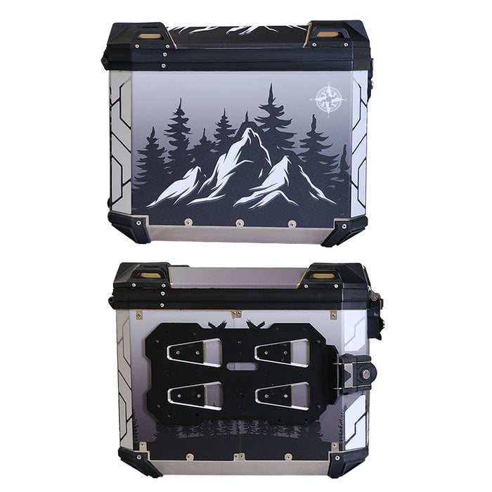 GP Kompozit Universal 40 lt x 2 Aluminum Motorcycle Pannier Sides Cases DSN05