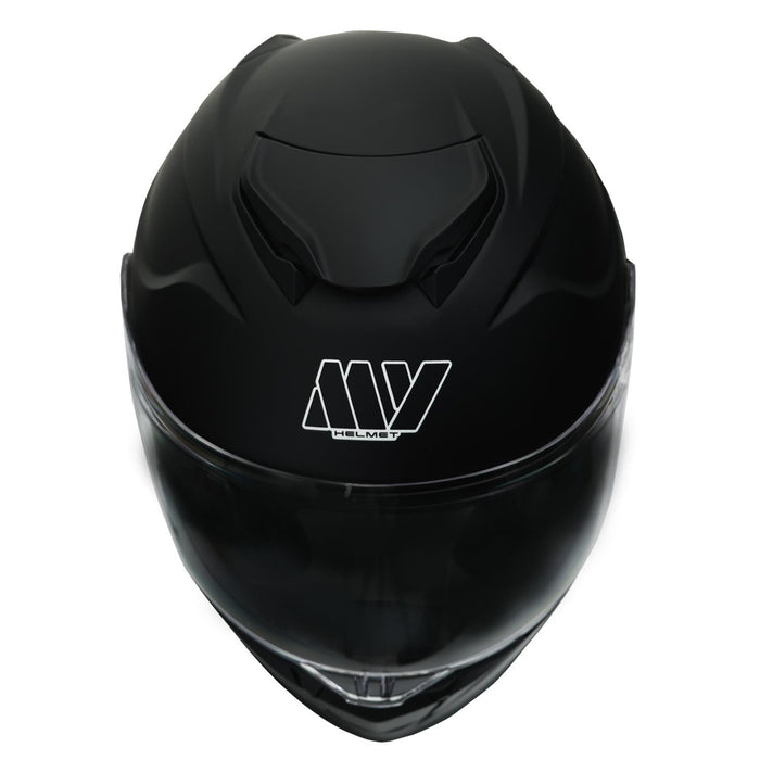 GP Kompozit MY HELMET MKS002-B Modular Full Face Motorcycle Helmet with Race Spoiler and Flip Up Dual Visor ABS Shell Helmet ECE R 22.06 and DOT Approved
