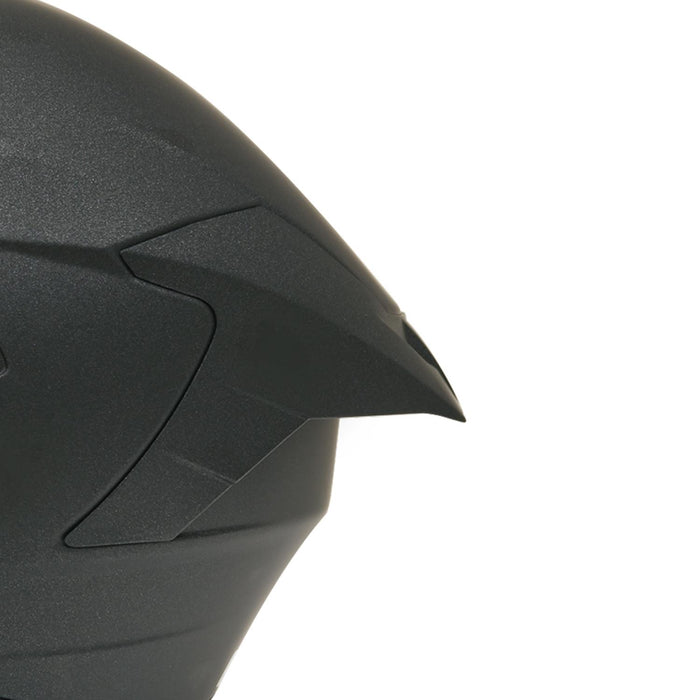 GP Kompozit MY HELMET MKS001-MG Full Face Motorcycle Helmet with Race Spoiler and Flip Up Dual Visor ABS Shell Helmet ECE R 22.06 and DOT Approved