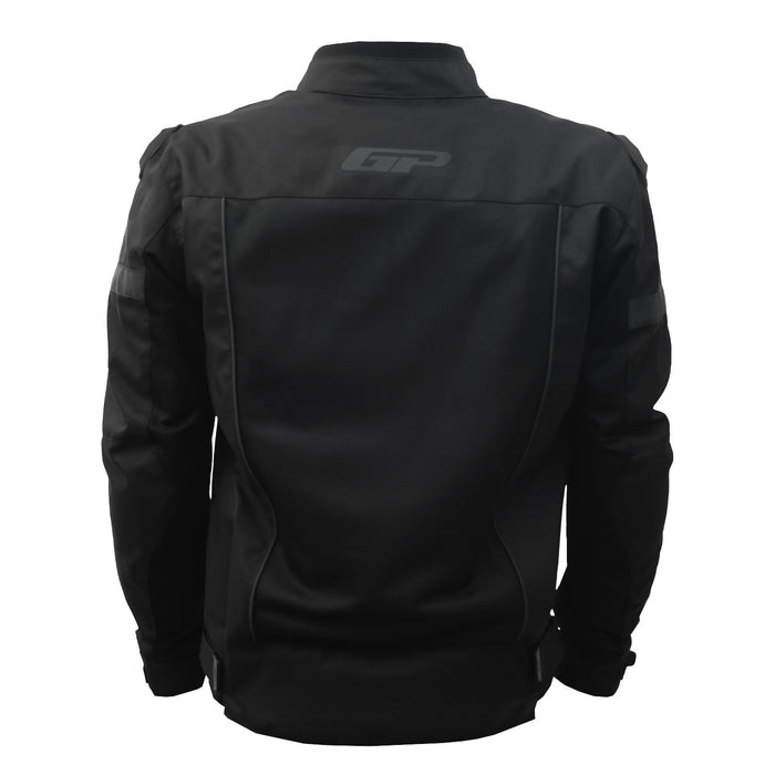 GP Kompozit MNTY001 Summer Motorcycle Jacket, Breathable Mesh Motorcycle Riding Jacket With CE Armored Black