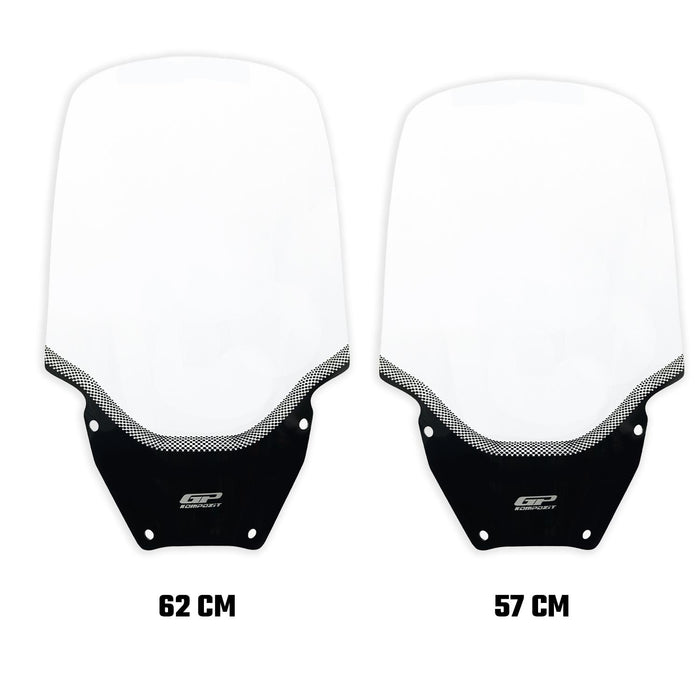 GP Kompozit Touring Windshield Windscreen Clear Compatible For Honda Forza 250 / Forza 350 / NSS350 2021-2025