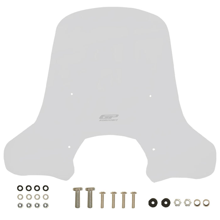 GP Kompozit Windshield Windscreen Clear Compatible For Lambretta X300 2023-2024