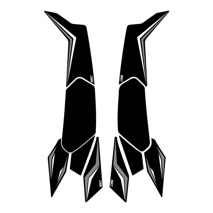 GP Kompozit Side Strip Tank Pad Gray Compatible For Honda PCX125 / PCX150 2025