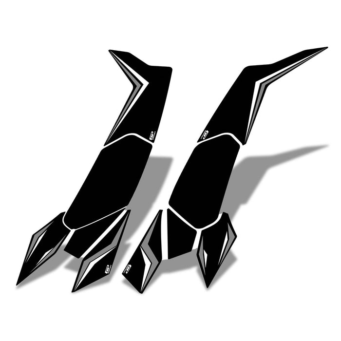 GP Kompozit Side Strip Tank Pad Gray Compatible For Honda PCX125 / PCX150 2025