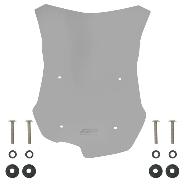 GP Kompozit Windshield Windscreen Smoked Compatible For BMW F 950 GS ADV 2024-2026
