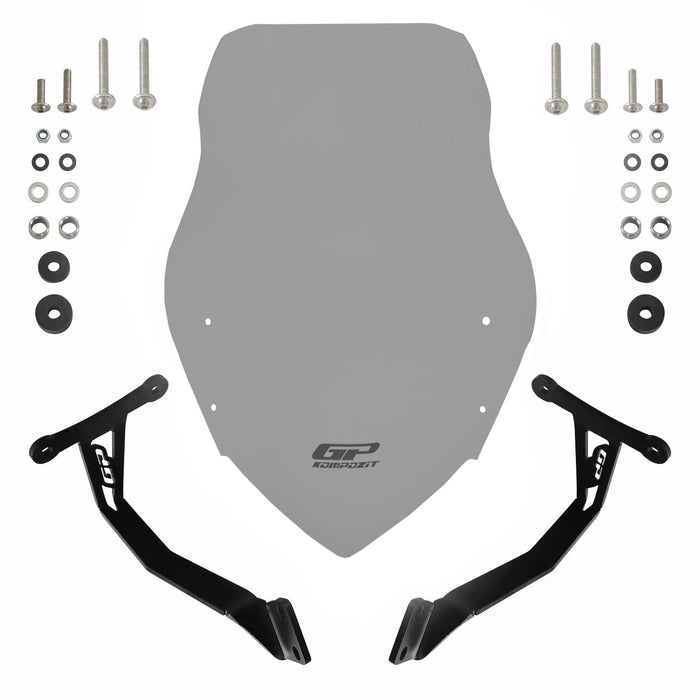 GP Kompozit Windshield Windscreen Smoked Compatible For Honda CB125F 2025