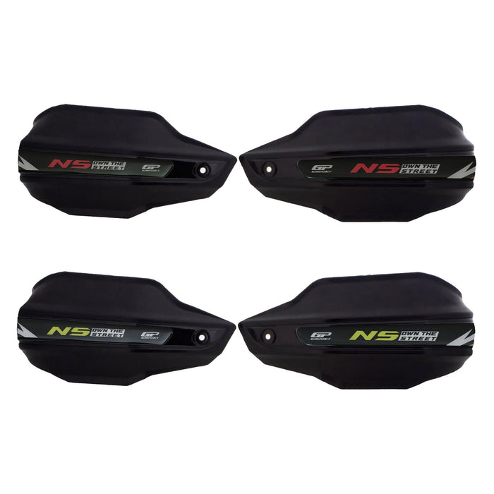 GP Kompozit Plastic Handguard Black Compatible For Bajaj Pulsar NS400z 2025