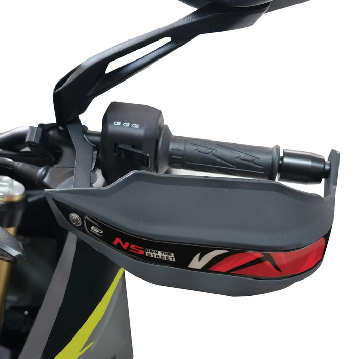 GP Kompozit Plastic Handguard Black Compatible For Bajaj Pulsar NS400z 2025