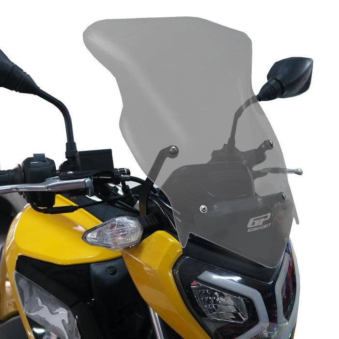 GP Kompozit Windshield Windscreen Smoked Compatible For TVS Raider 125 2021-2025