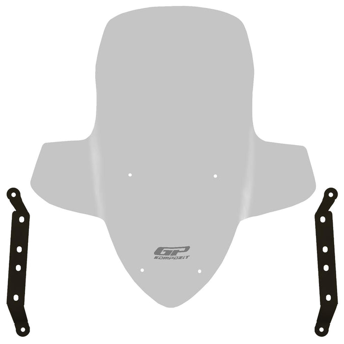 GP Kompozit Windshield Windscreen With Handguard Smoked Compatible For SYM Joyride 300 2023-2024