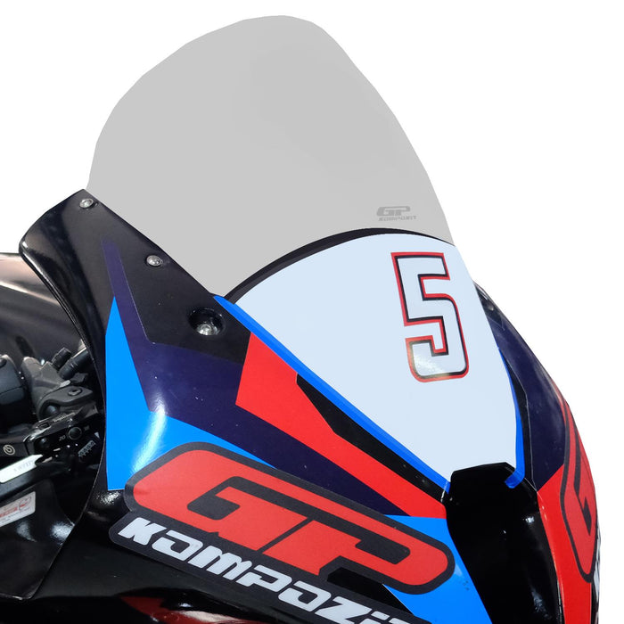 GP Kompozit Windshield Windscreen Smoked (For Race Fairing) Compatible For BMW M 1000 RR 2022-2024