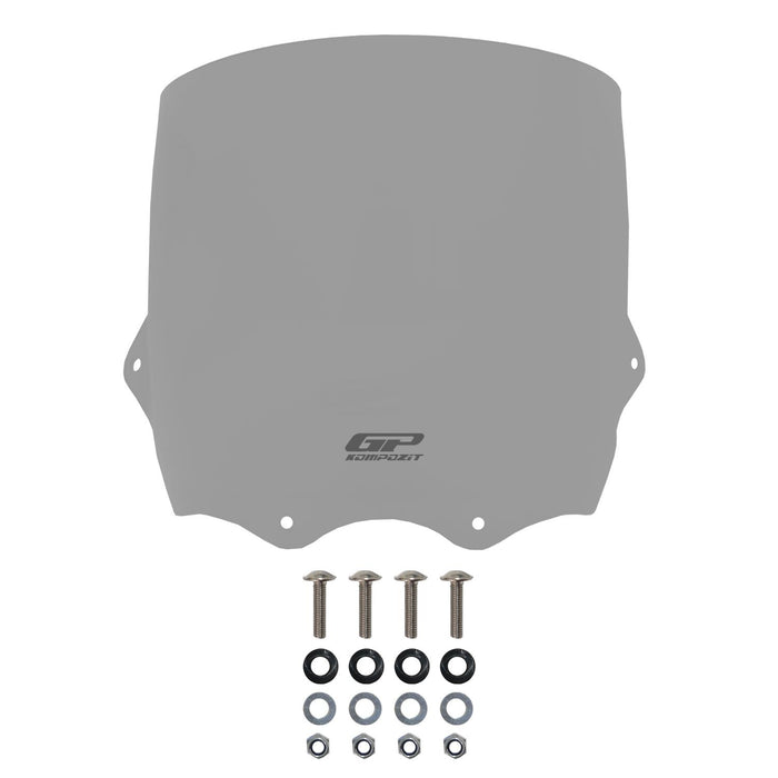 GP Kompozit Windshield Windscreen Smoked (For Race Fairing) Compatible For BMW M 1000 RR 2022-2024