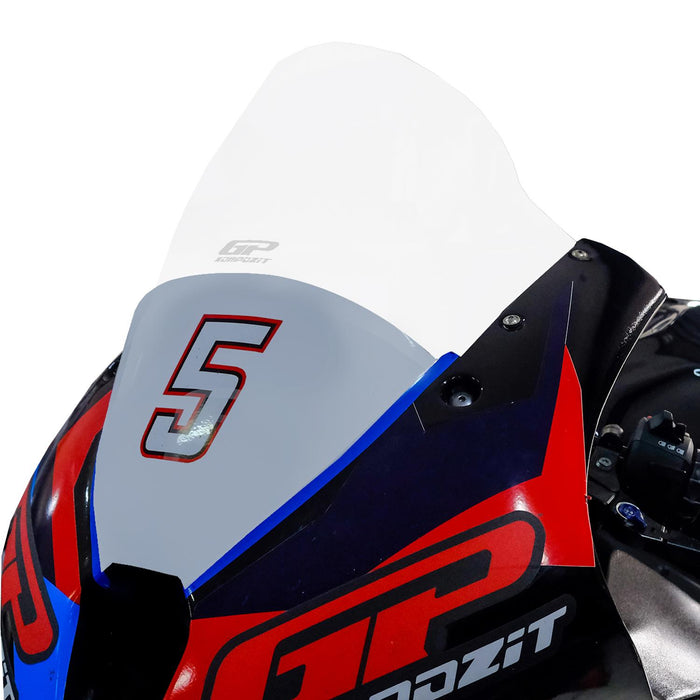 GP Kompozit Windshield Windscreen Clear (For Race Fairing) Compatible For BMW M 1000 RR 2022-2024