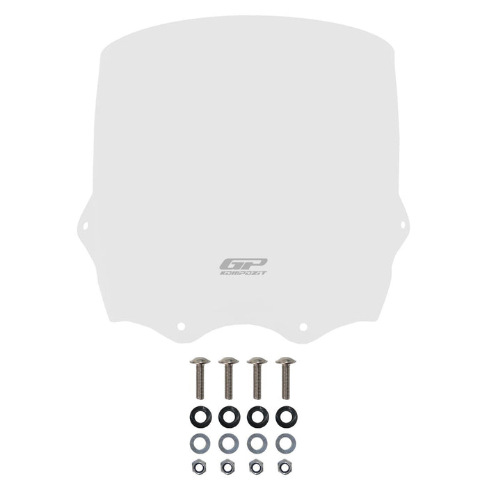 GP Kompozit Windshield Windscreen Clear (For Race Fairing) Compatible For BMW M 1000 RR 2022-2026