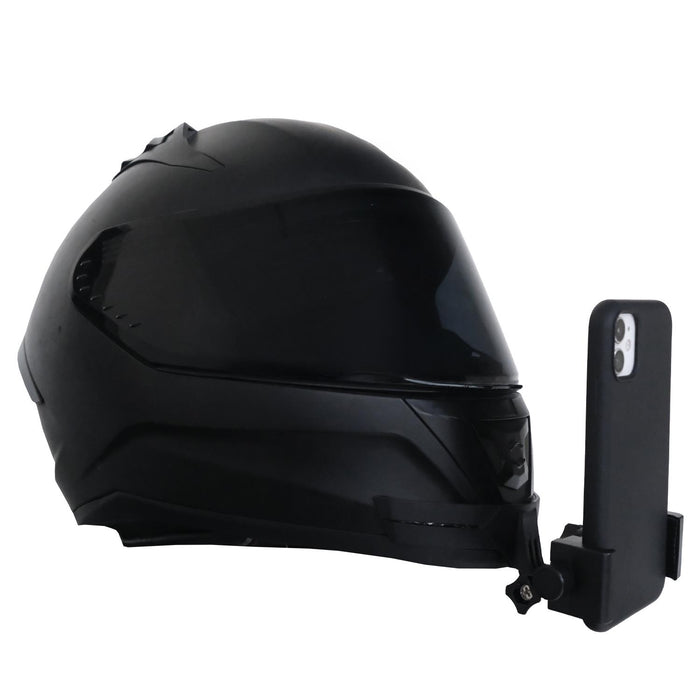 GP Composite KBG002 Motorcycle Helmet Chin-Mounted Camera and Phone Holder – with a Buff Neck Warmer