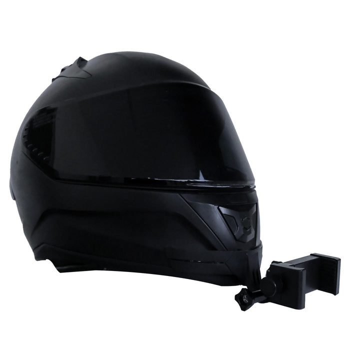 GP Composite KBG002 Motorcycle Helmet Chin-Mounted Camera and Phone Holder – with a Buff Neck Warmer