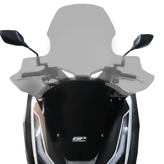 GP Kompozit Windshield Windscreen With Handguard Smoked Compatible For Honda PCX125 / PCX150 2025