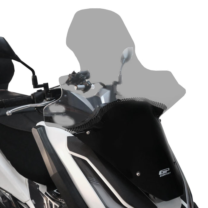 GP Kompozit Windshield Windscreen With Handguard Smoked Compatible For Honda PCX125 / PCX150 2025