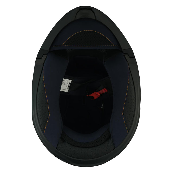 Casco Integral de Moto GP NERO MKS004-GW con Visor Solar y Visor Transparente – Blanco Brillante