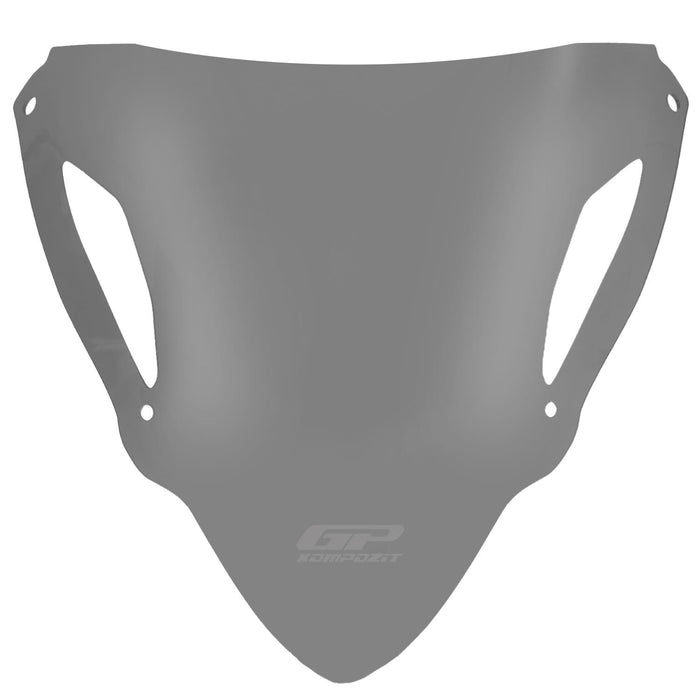 GP Kompozit Windshield Windscreen Smoked Compatible For Kawasaki ZX-6R 2024-2025