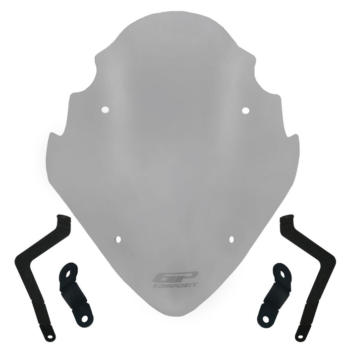 GP Kompozit Windshield Windscreen Smoked Compatible For Bajaj Pulsar NS400Z 2025 2026