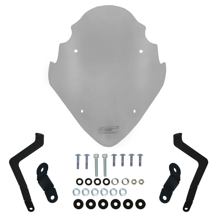 GP Kompozit Windshield Windscreen Smoked Compatible For Bajaj Pulsar NS400z 2025