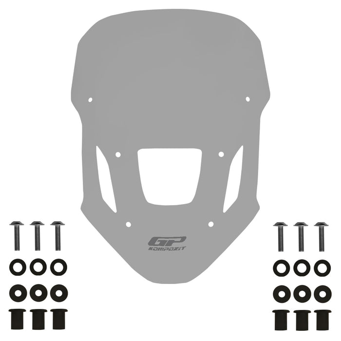 GP Kompozit Windshield Windscreen Smoked Compatible For Honda Africa Twin CRF1100L 2025